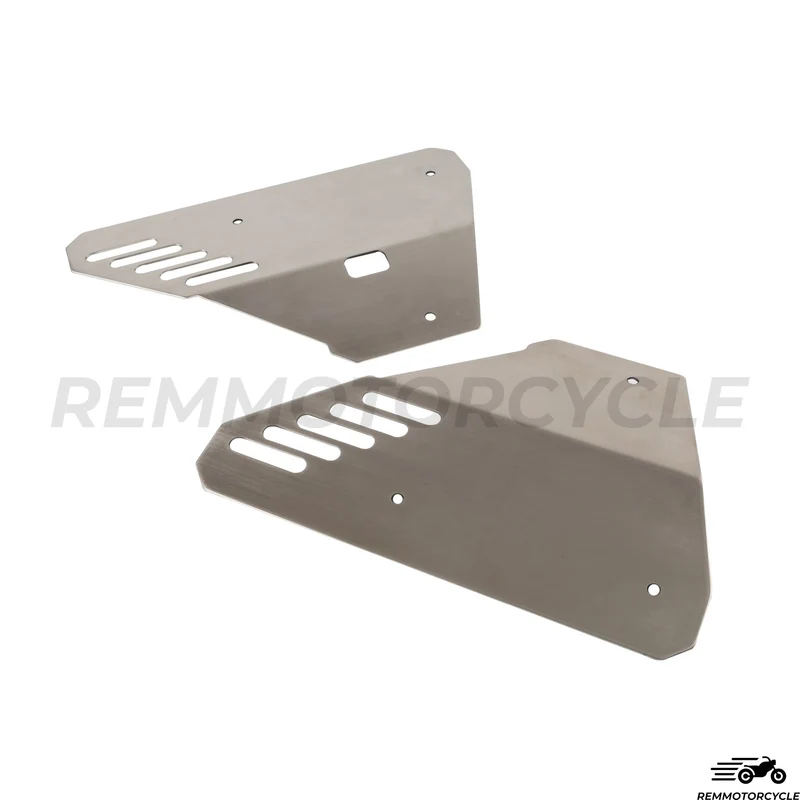 Plaques latérales en aluminium