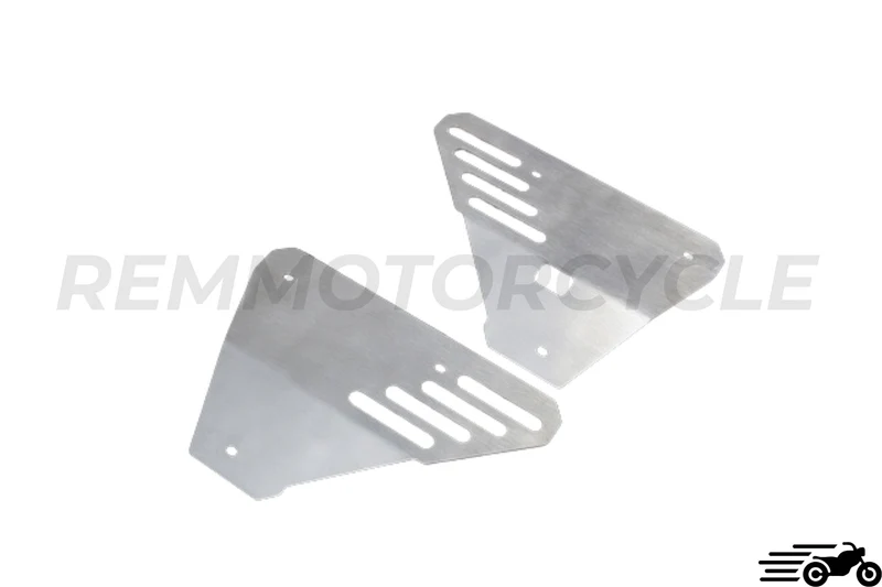 Plaques latérales en aluminium