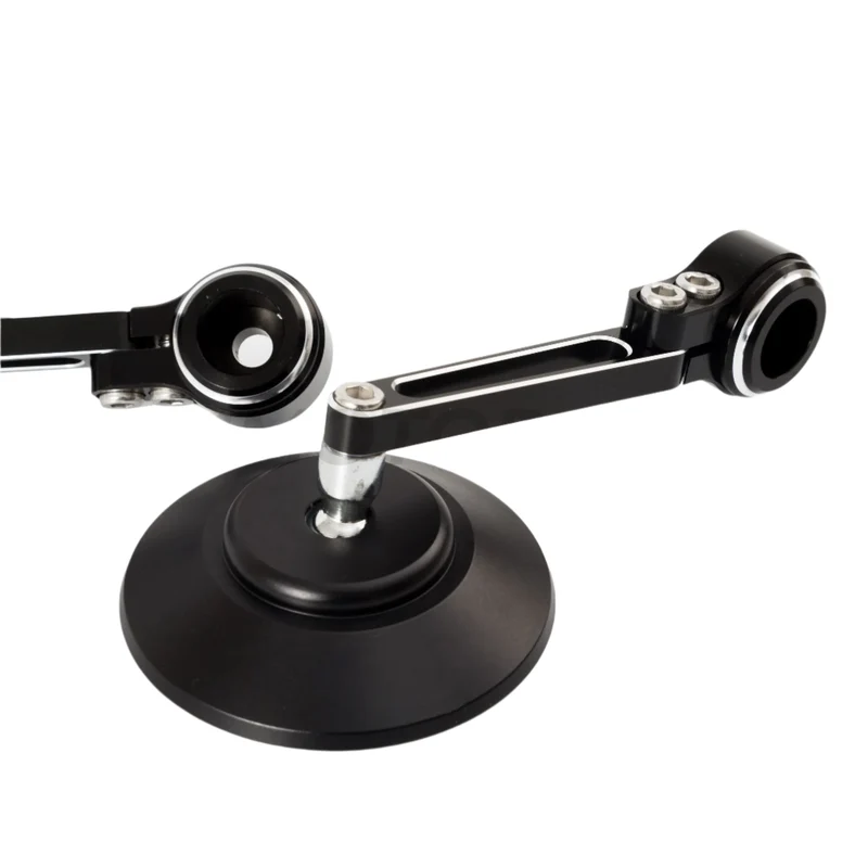 Rétroviseurs Bout de Guidon Noir Rond CNC 2.0