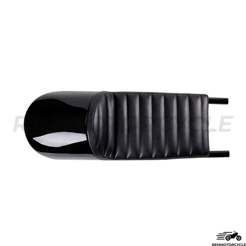 Selle Cafe Racer En Métal Noir avec boucle LED