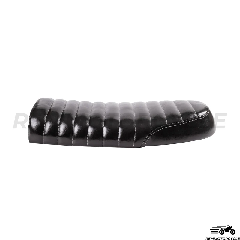 Selle Noir Effet Vieilli Coutures blanches