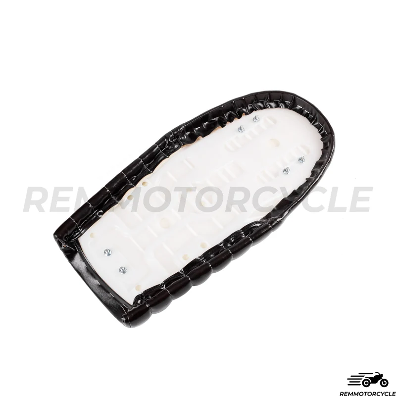 Selle Noir Effet Vieilli Coutures blanches