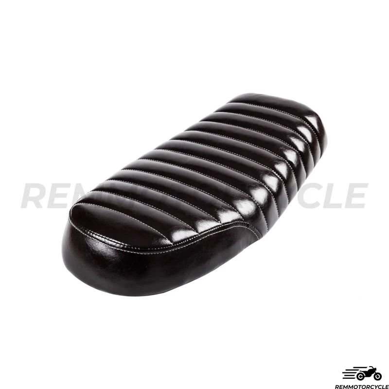 Selle Noir Effet Vieilli Coutures blanches