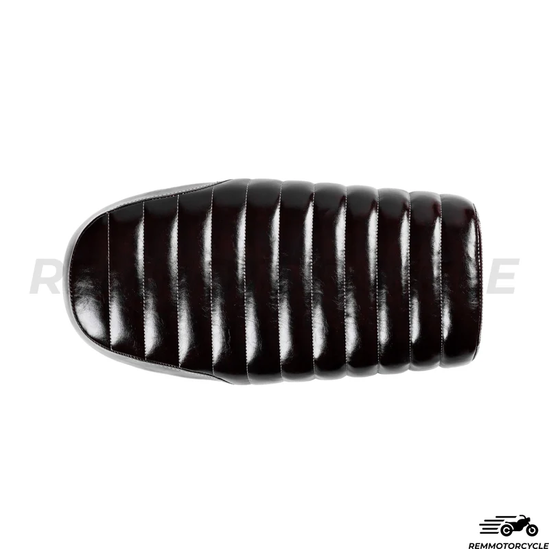 Selle Noir Effet Vieilli Coutures blanches