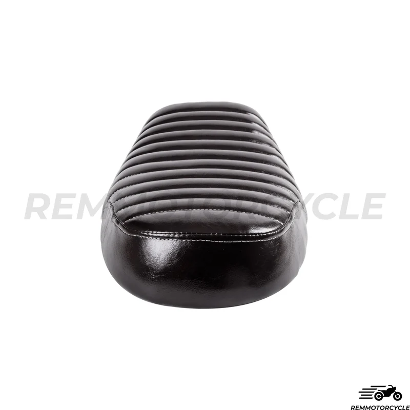 Selle Noir Effet Vieilli Coutures blanches