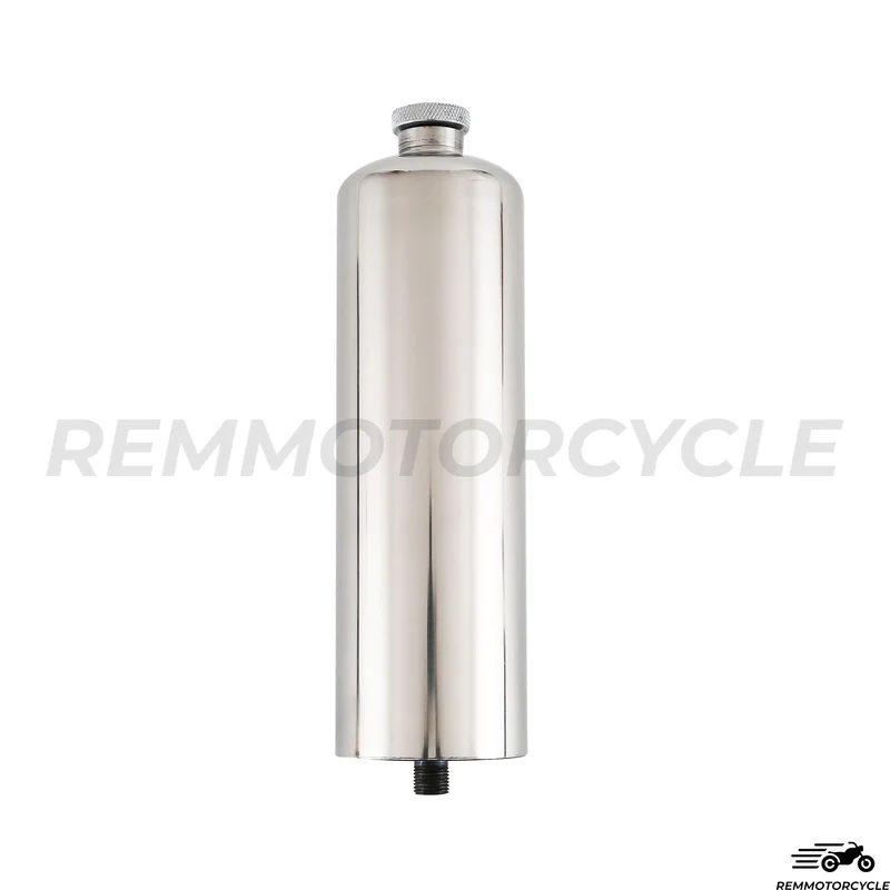 Reservoir additionnel moto type Bouteille Bouchon avec robinet et support