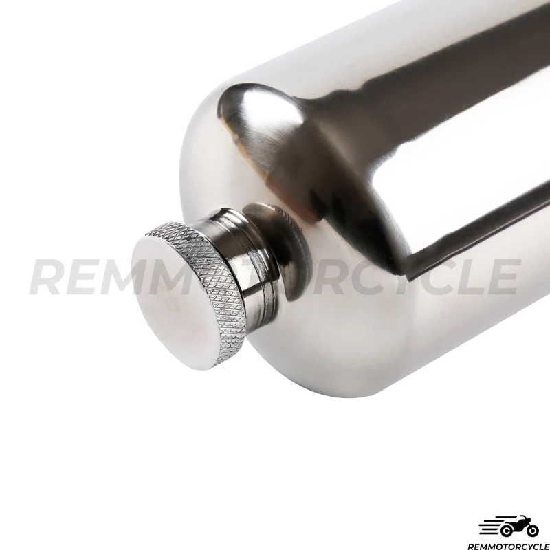 Reservoir additionnel moto type Bouteille Bouchon avec robinet et support