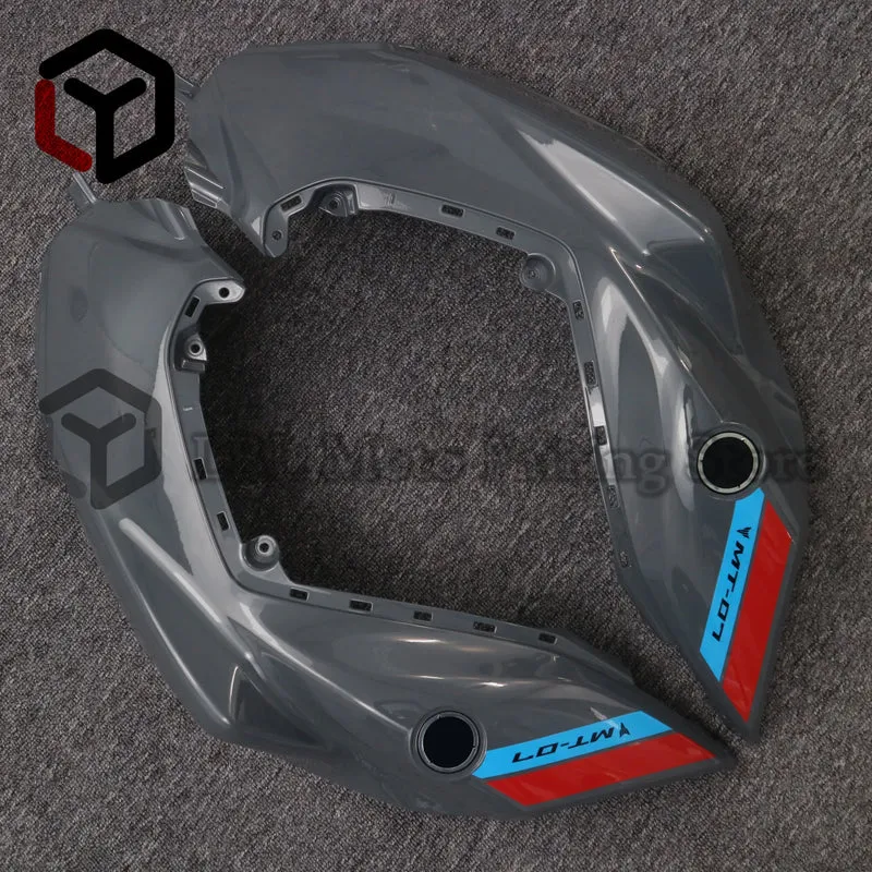 For YAMAHA MT07 MT-07 MT 07 2021 2022 2023 Gas Tank Side Fairings Air Intake Cover Fairing Panels Tank Cap Shell Protector Cowl