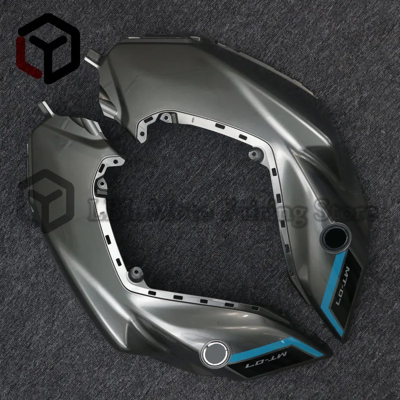 For YAMAHA MT07 MT-07 MT 07 2021 2022 2023 Gas Tank Side Fairings Air Intake Cover Fairing Panels Tank Cap Shell Protector Cowl