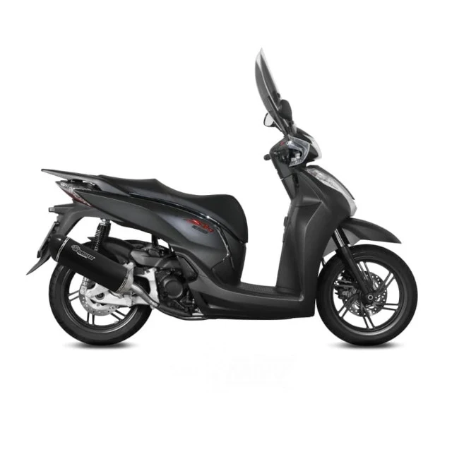 Escape Honda SH 300 05-20 JCosta homologado - Aluminio negro