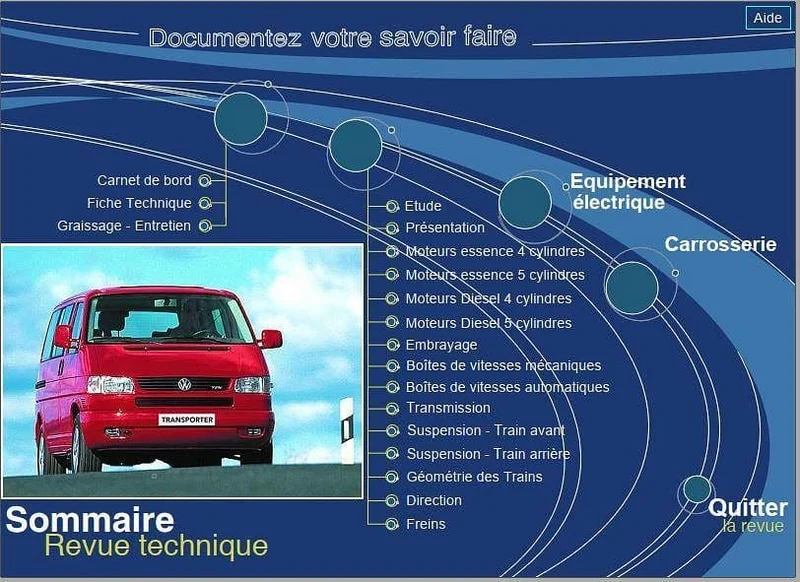 manuels d'atelier Volkswagen Transporter T4 1990 a 2002