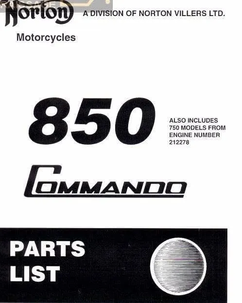 manuels d'atelier Norton Commando