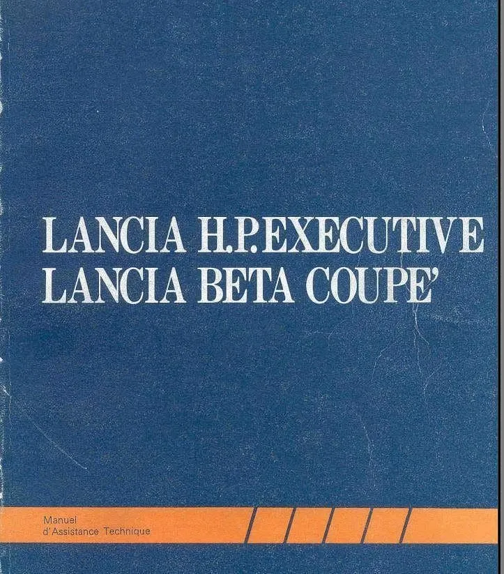 Manuels d'atelier Lancia Beta