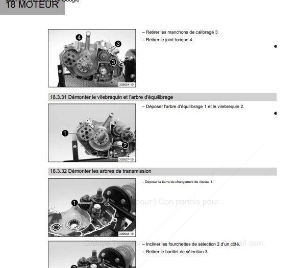 manuel d'atelier Husqvarna 701 supermoto 2016 pdf français