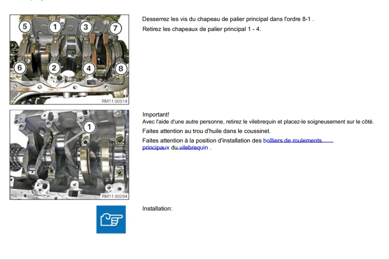 manuel d'atelier BMW série 2 2014