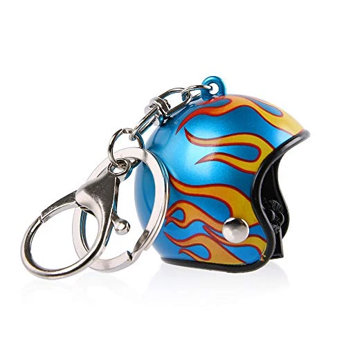 Porte clé moto Casque de motard