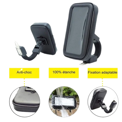 Support de Téléphone Moto Étanche