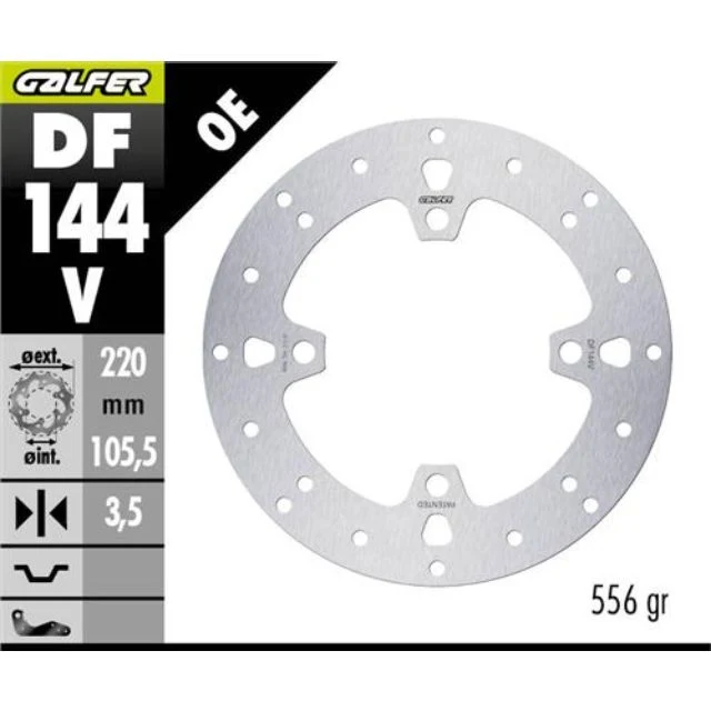 Disco de freno delantero Honda PCX 125 18-20 Galfer