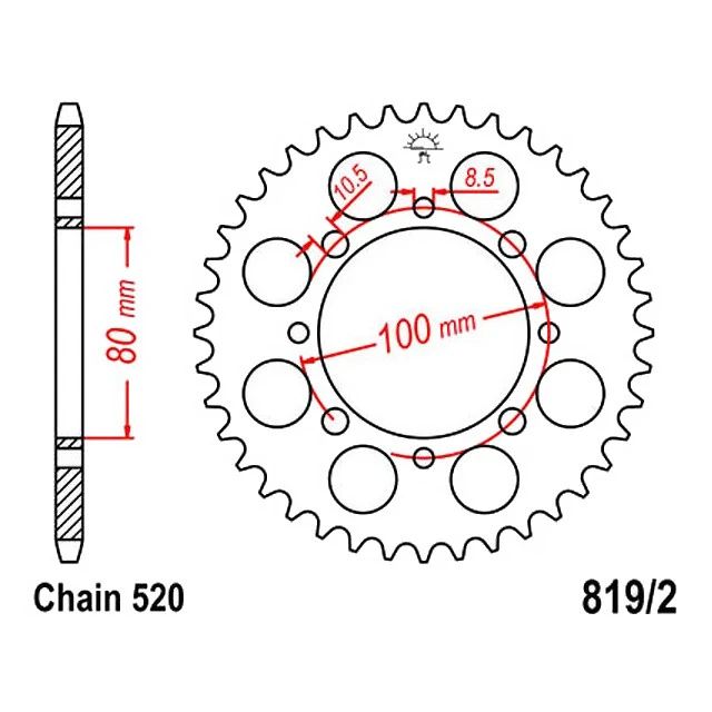 Kit de transmisión Suzuki GZ 250 Marauder 15x41Z paso 520 VX3 110 eslabones D.I.D