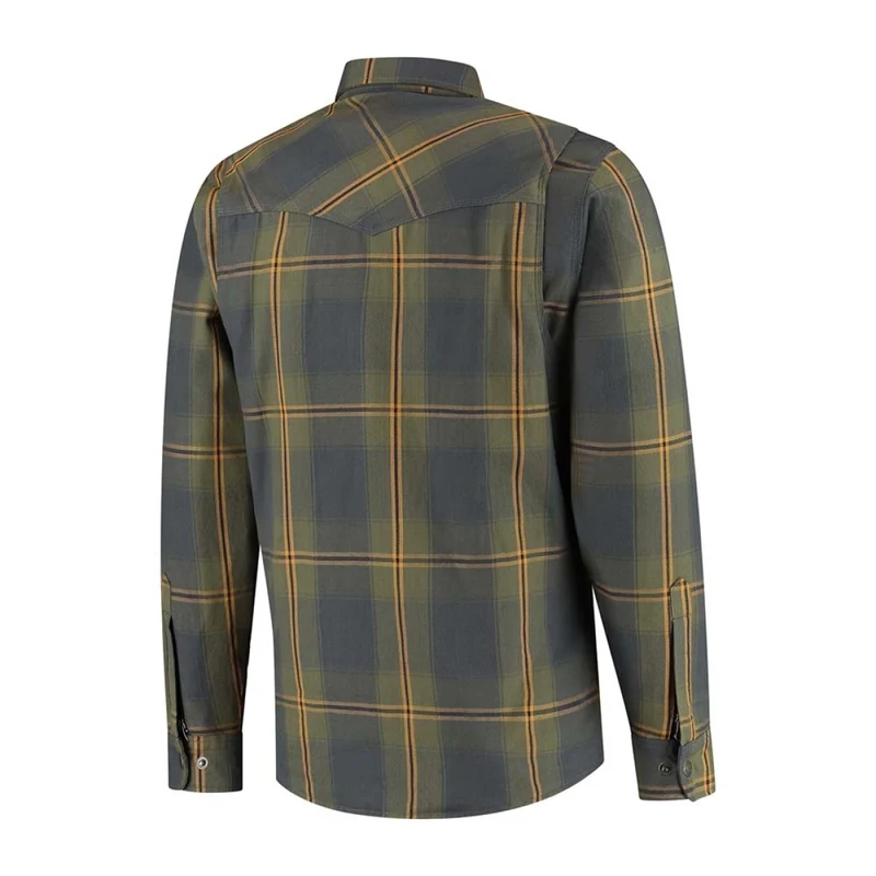 Chemise de moto homme - Jack Neil-25 Bleu vert