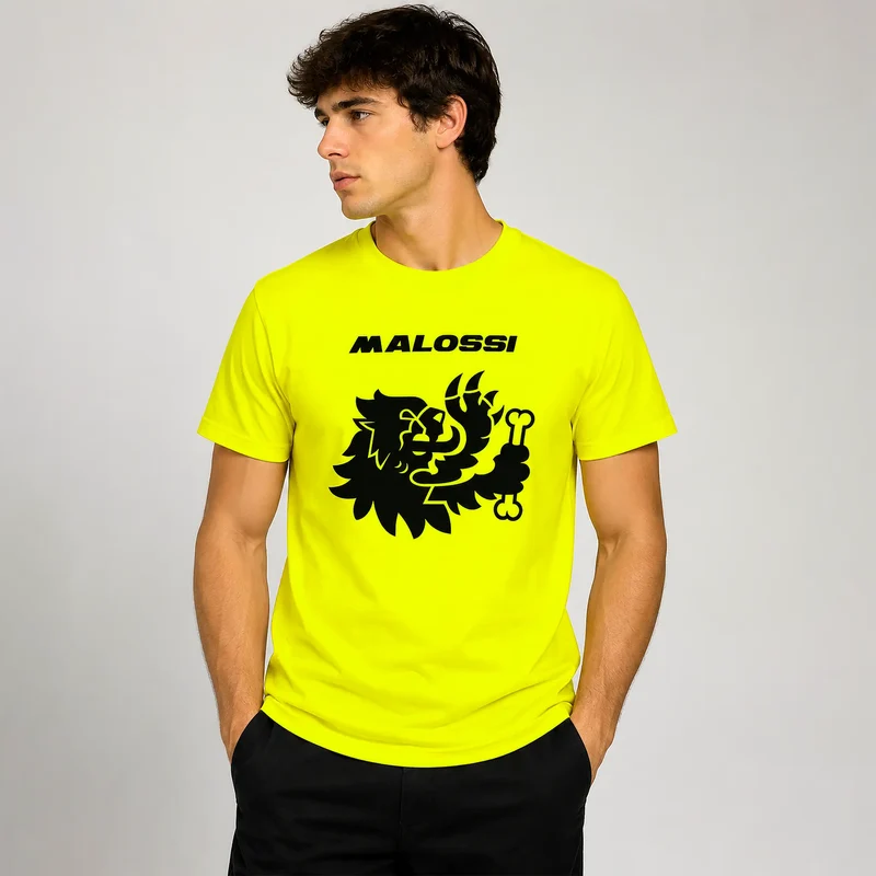 Camiseta Malossi Technical - Amarillo Flúor