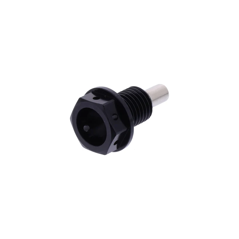 Tapón vacíado aceite magnético M12x1.5mm JMP - aluminio negro