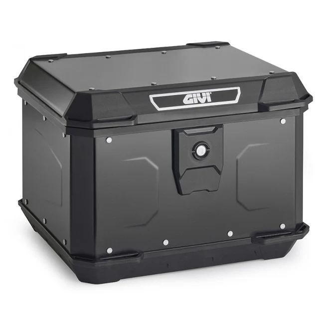 Maleta Monolock Alpina 44Lts Givi - aluminio negro