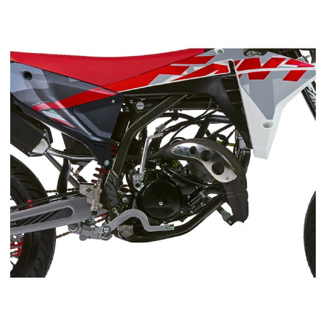 Fantic XM 50 Motard 2T performance E5 blanco-rojo