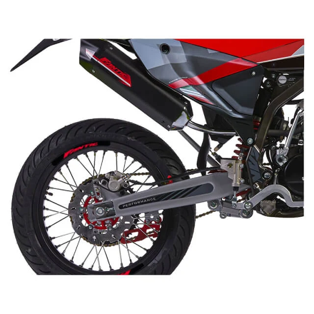 Fantic XM 50 Motard 2T performance E5 blanco-rojo