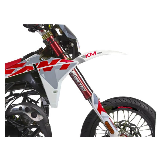 Fantic XM 50 Motard 2T competition E5 blanco-rojo
