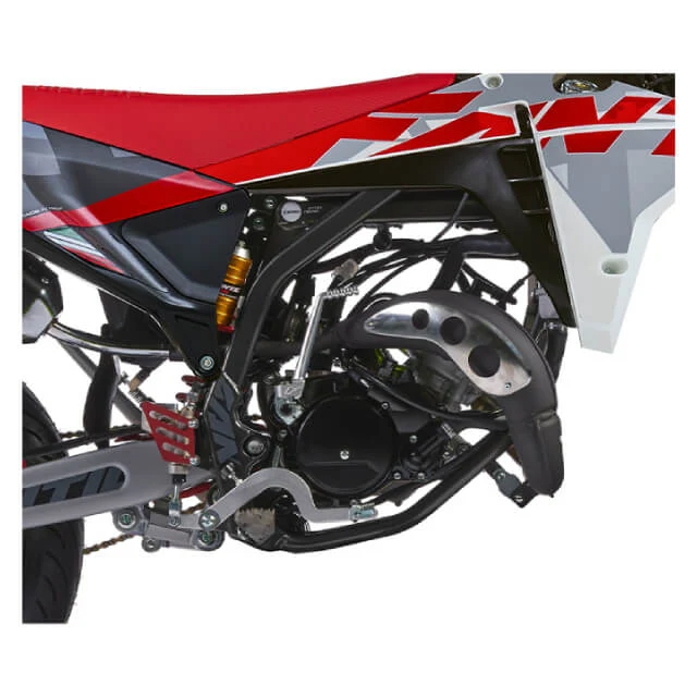 Fantic XM 50 Motard 2T competition E5 blanco-rojo