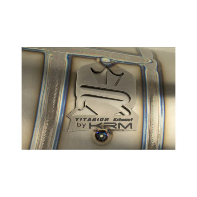 Bufanda de escape titanio KRM Derbi 80-90cc