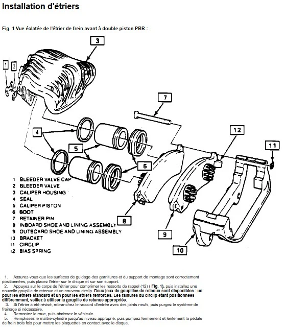Manuel d'atelier Pontiac Firebird V6 1991 français