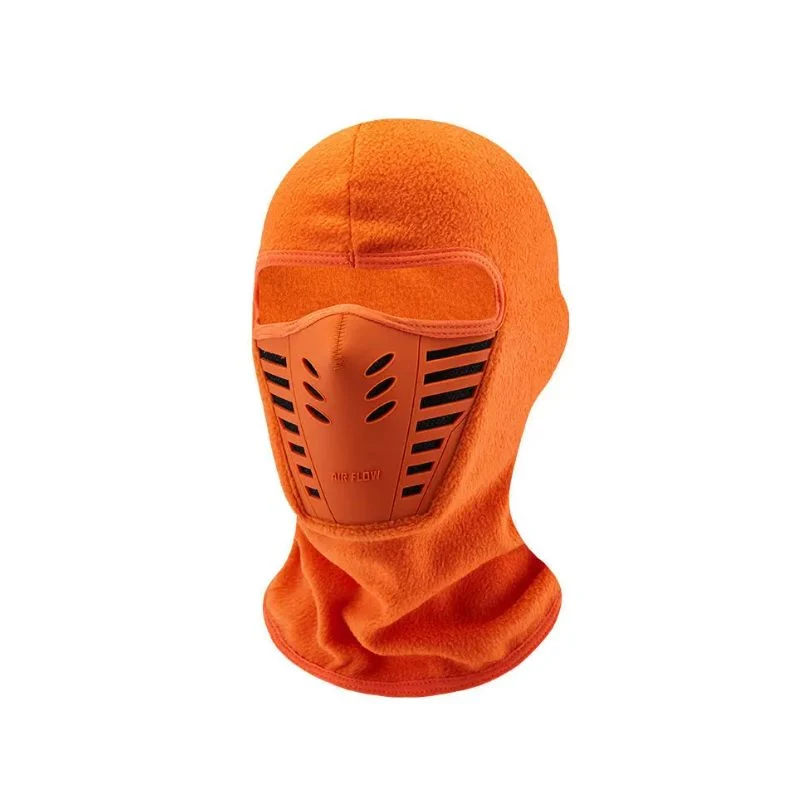 Cagoule moto - Orange polaire