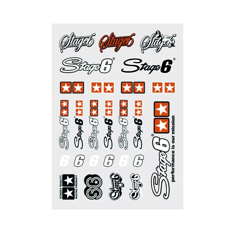 Feuille d'autocollants Stage6 26 pièces
