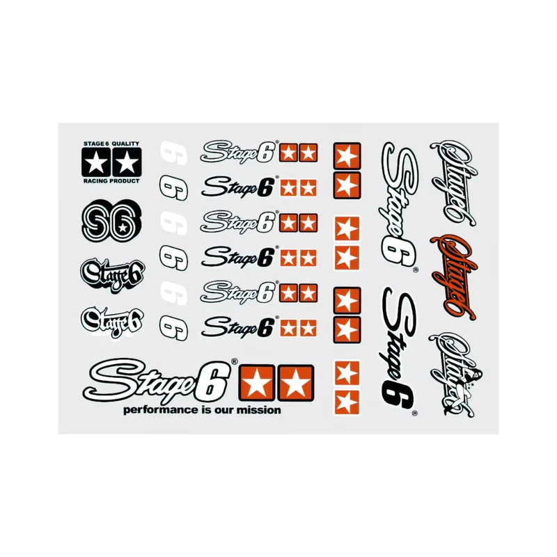 Feuille d'autocollants Stage6 26 pièces