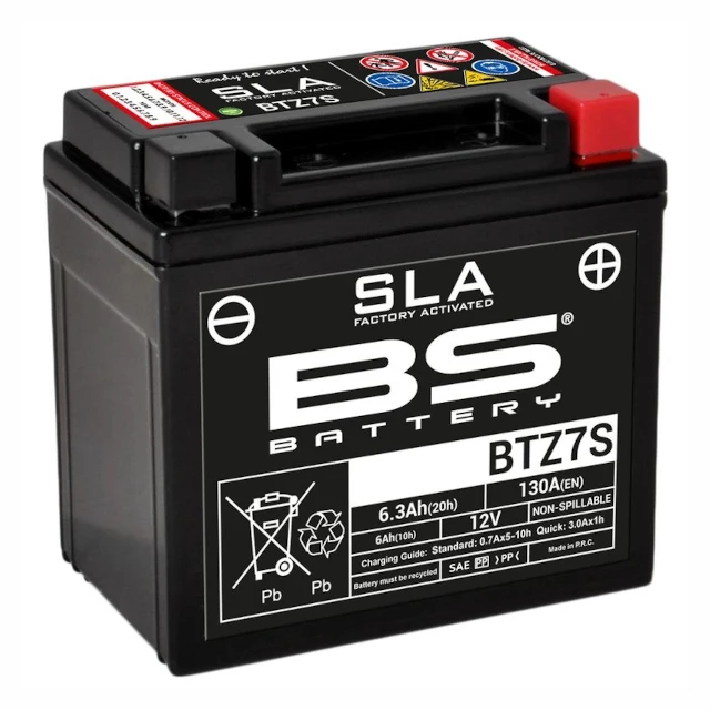 Batería BTZ7S-BS Pitbike YCF Bigy 190 ZE