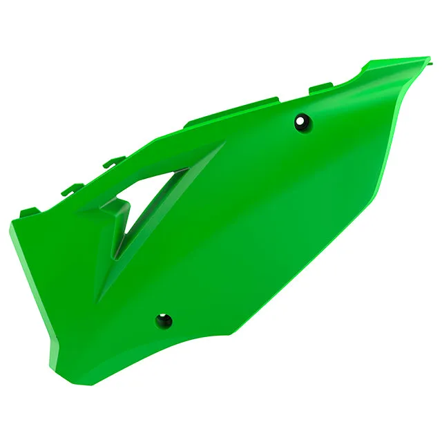Tapas Laterales Restyling KX125 / 250 KX450 20 style 03-08 Polisport - verde