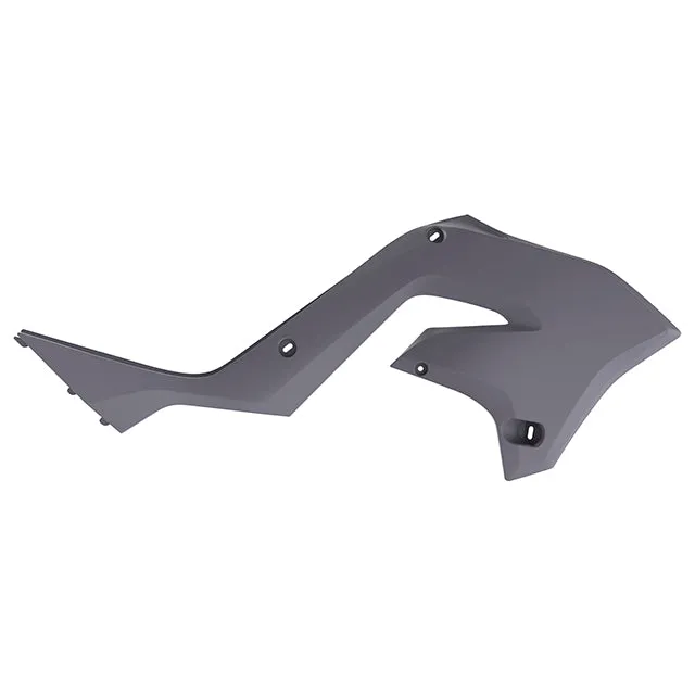 Tapas Radiador Restyling KX125 / 250 KX450 (20) style 03-08 Polisport - nardo grey