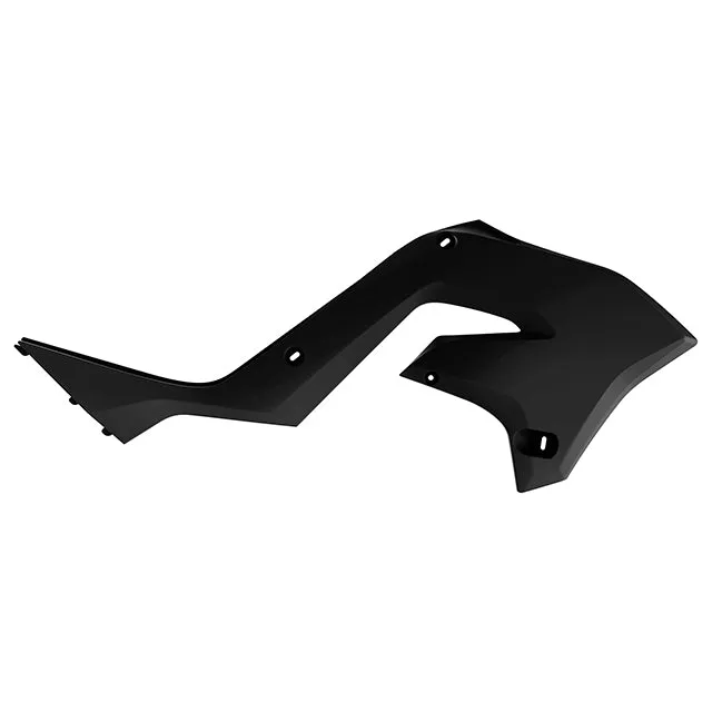 Tapas Radiador Restyling KX125 / 250 KX450 20 style 03-08 Polisport - negro