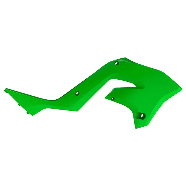 Tapas Radiador Restyling KX125 / 250 KX450 20 style 03-08 Verde Polisport - verde