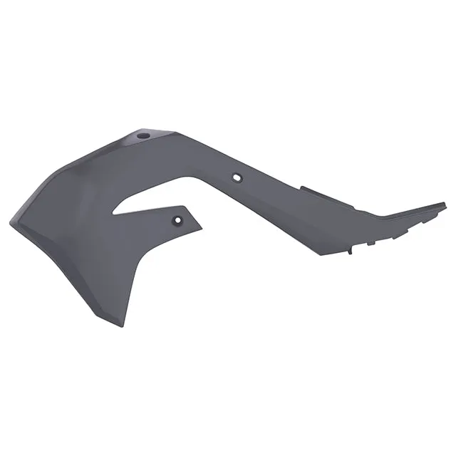 Tapas Radiador KX450F 19-22 Polisport - nardo grey