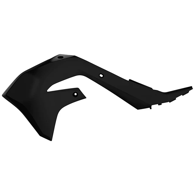 Tapas Radiador KX450F 19-22 Polisport - negro