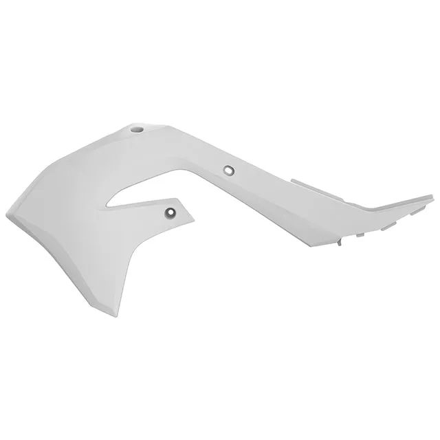 Tapas Radiador KX450F 19-22 Polisport - blanco