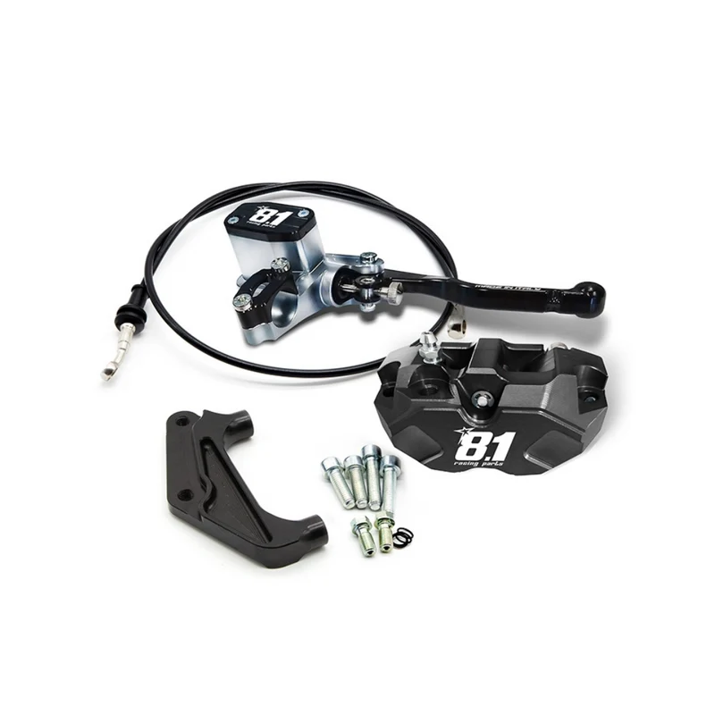 Kit d'étrier de frein Ottopuntouno + levier de frein Hurricane Front Runner 125-180cc 2 temps