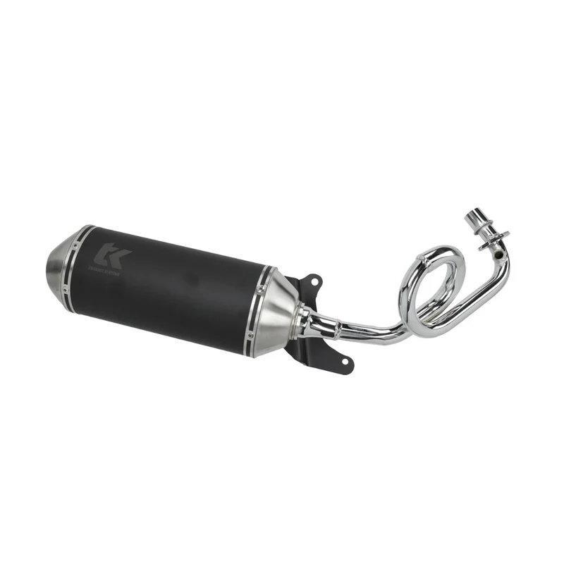 Pot d'échappement TurboKit Piaggio Zip IGET 4T 3V Euro 5 Chromé