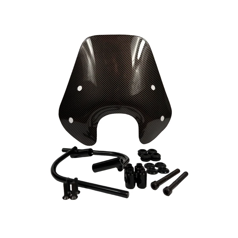 Pare-Brise Bas Piaggio Zip Look Carbone