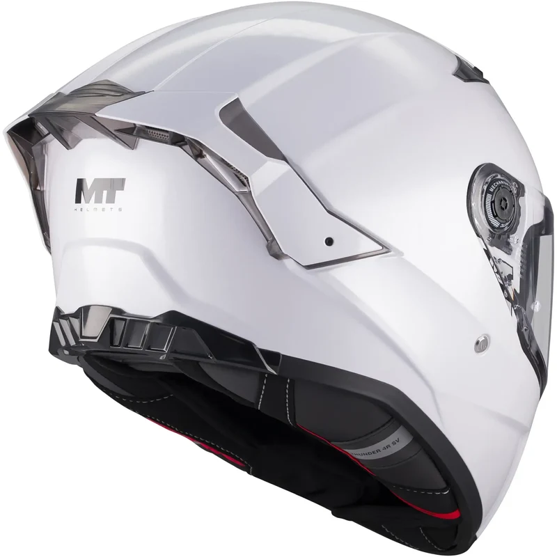 Casco MT Thunder 4 R SV Pure A0 - Blanco Brillo