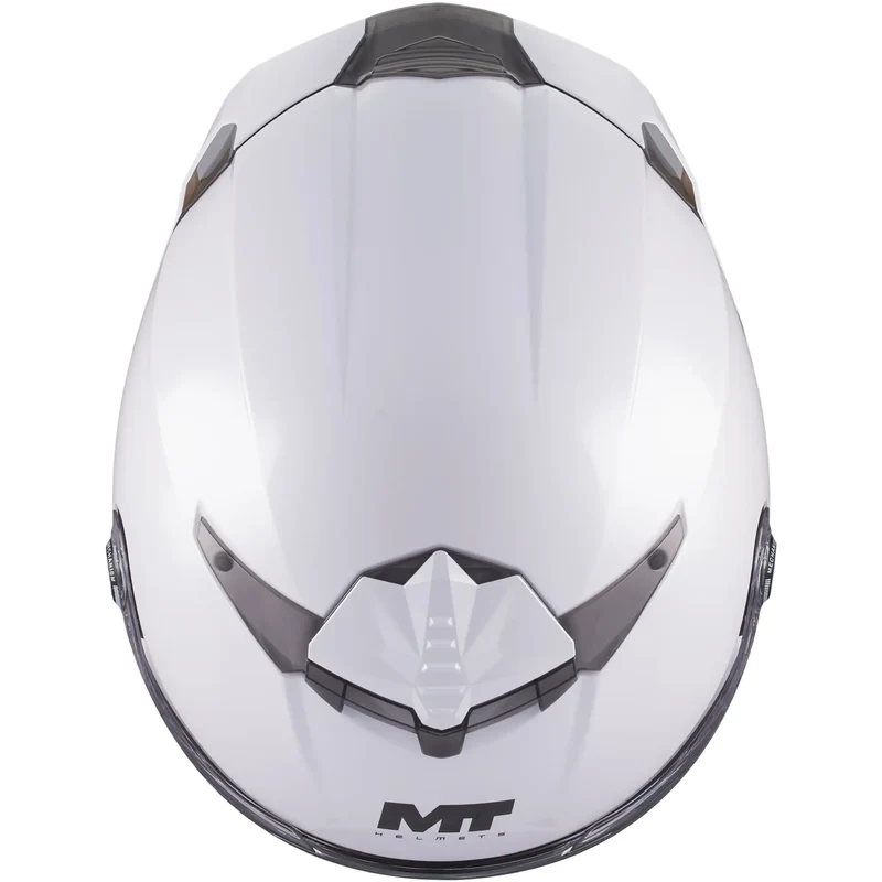 Casco MT Thunder 4 R SV Pure A0 - Blanco Brillo