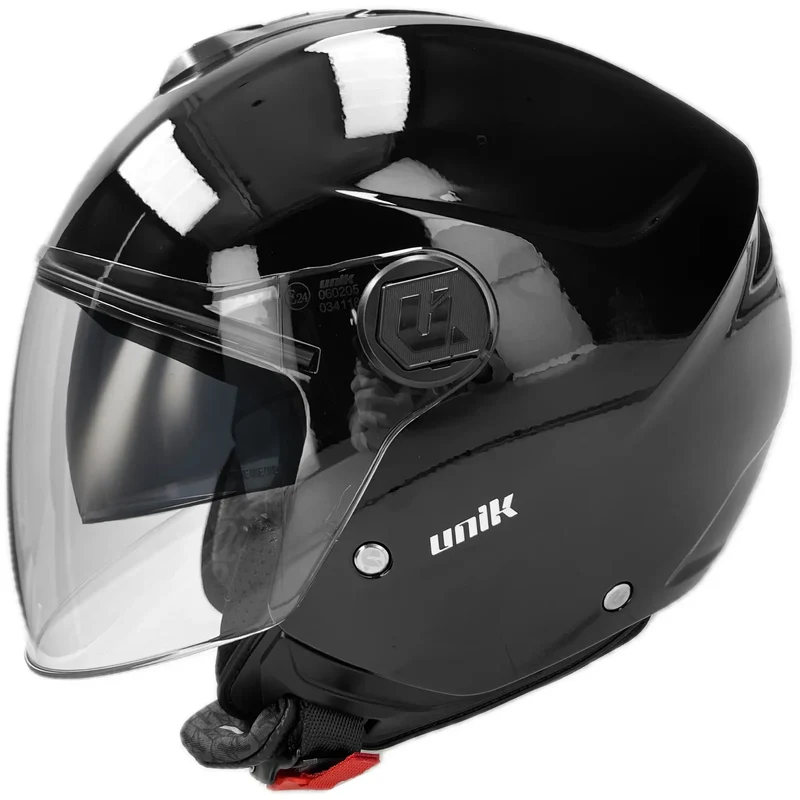 Casco Unik Vertex DV Solid - Negro Brillo